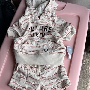 Baby gap Star Wars future Jedi matching set size 3-6 m NWT